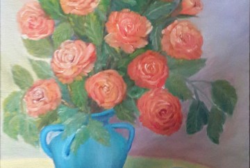 roses painting