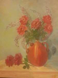 roses painting