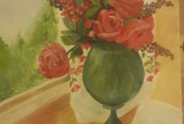 roses painting