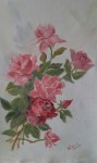 roses oil painting