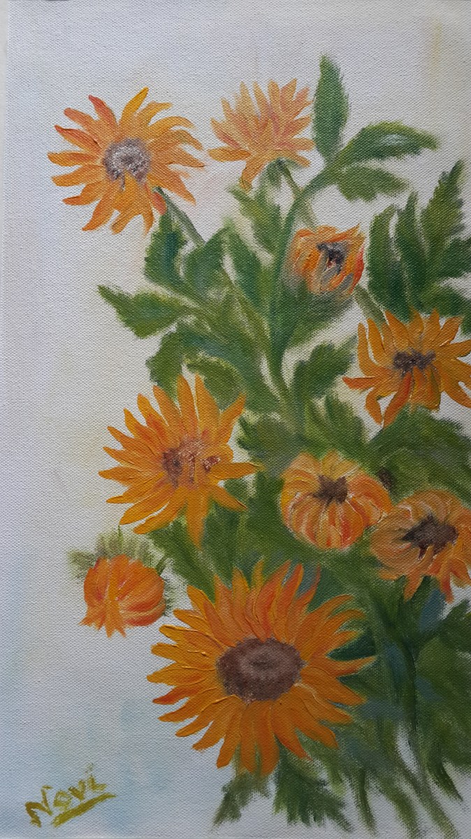 sunflowers painting