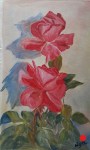 Roses Study oil painting by Navdeep Kular