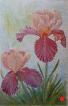 Iris Garden 2 oil painting by Navdeep Kular