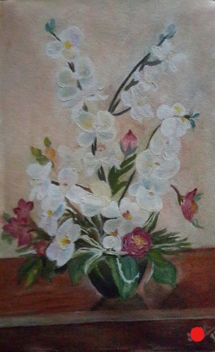 Orchids in a Vase by Navdeep Kular