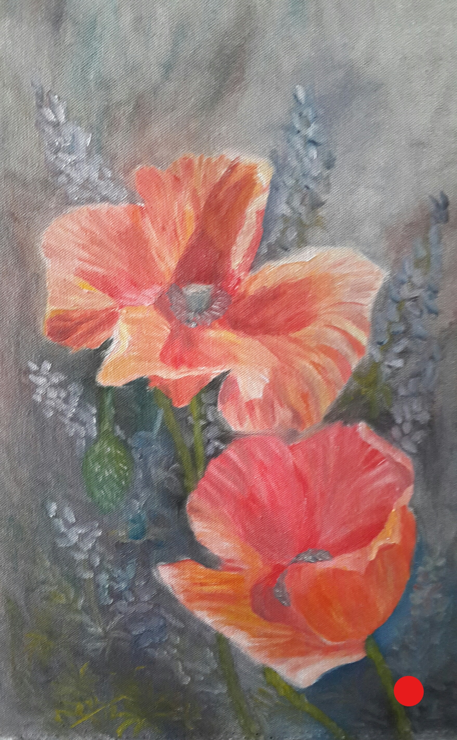 A Pair of Poppies 1 by Navdeep Kular