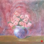 Roses oil painting by Navdeep Kular